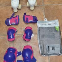 Pattini Bambina con Kit protezioni