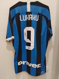 maglia match worn autografata Lukaku Inter