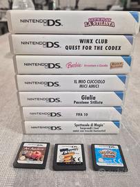 Lotto 10 Giochi Nintendo DS - Pokemon, Winx, FIFA