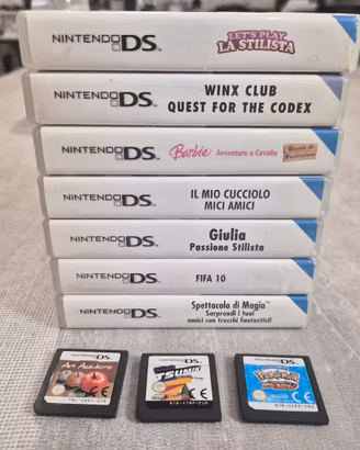 Lotto 10 Giochi Nintendo DS - Pokemon, Winx, FIFA
