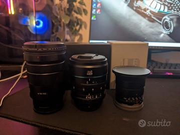 set obbiettivi APS - C mount e ( descrizione )