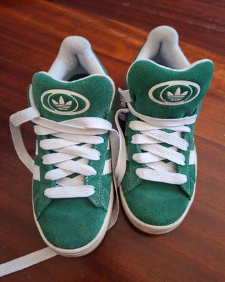 Campus Adidas originali verde 