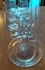 Decanter vino + bicchieri