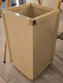 Porta ombrelli design Romeo Rega ottone e legno 