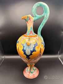 Anfora ornamentale in Ceramica Maiolica - Erice