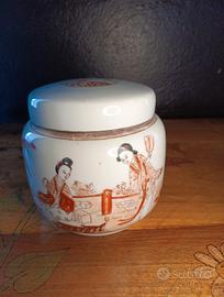 barattolo cinese porcellana antichità 