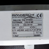 Pompa Gianneschi CB22ME