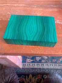 Scatola malachite e marmo anni 60
