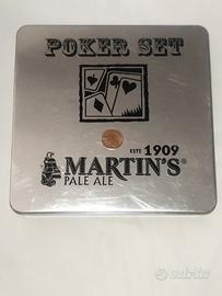 Set da poker vintage Martin's Pale Ale

