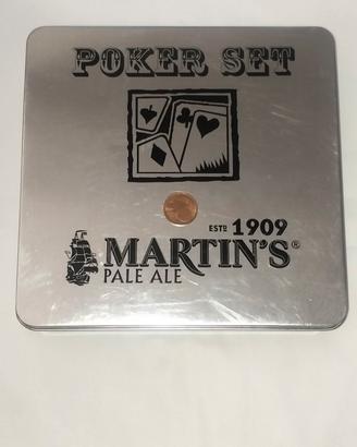 Set da poker vintage Martin's Pale Ale

