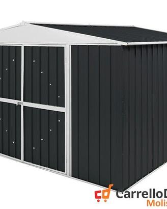 Box in Acciaio da giardino 360x345cm nero