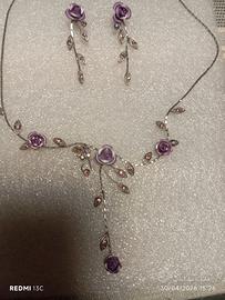 Set collana orecchini