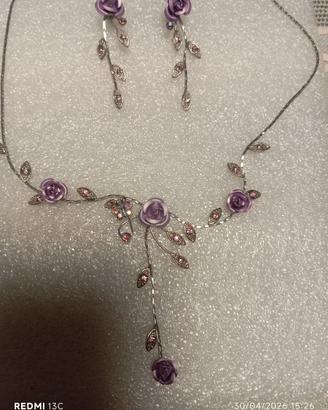 Set collana orecchini