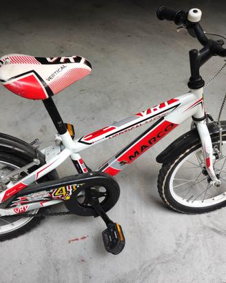 Bici bambino con ruote da 16