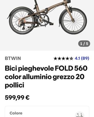 Bici pieghevole 560