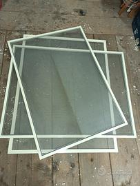 zanzariere con telaio anta e fisso