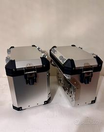 Coppia valigie in alluminio per bmw 900/1200/1250