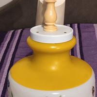 Lampadario in vetro opalino vintage anni 50