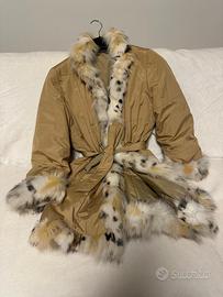 Piumino 3/4 vero pelo