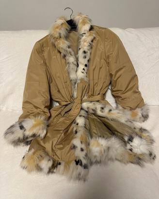 Piumino 3/4 vero pelo