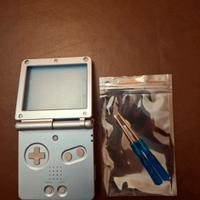 Scocca Gameboy Advance Sp originale azzurro, acces