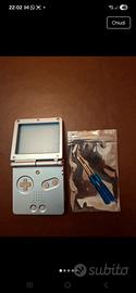 Scocca Gameboy Advance Sp originale azzurro, acces