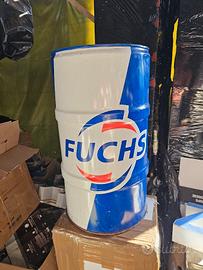 VECCHIO BIDONE VINTAGE OLIO RECUPERO ARREDO INDUST