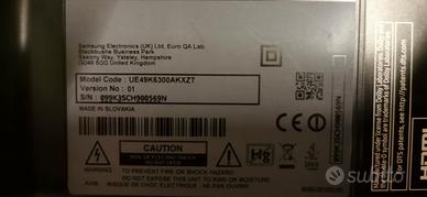 Samsung tv led UE49K6300AKXZT