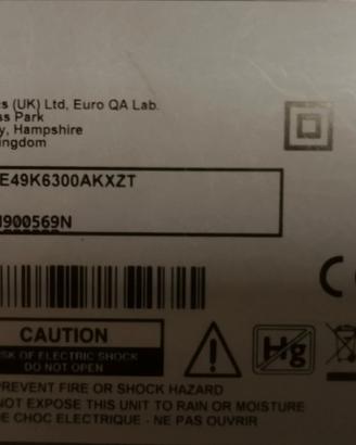 Samsung tv led UE49K6300AKXZT