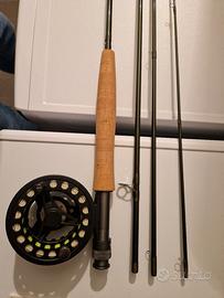Combo pesca a mosca Greys + tubo Caperlan 