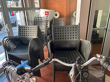 Sedie/poltroncine  in ferro da esterno 