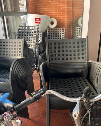 Sedie/poltroncine  in ferro da esterno 