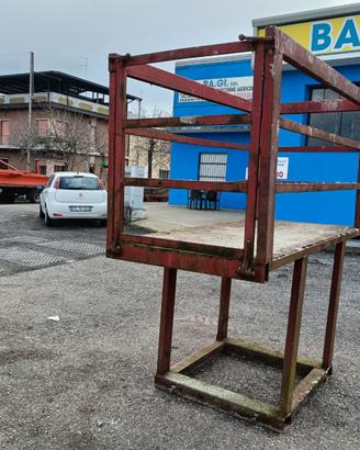 cesta per muletto o sollevatore telescopico
