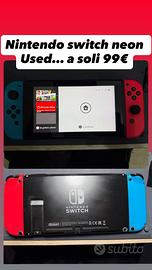 NIntendo switch neon usata