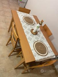 Tavolo legno faggio
