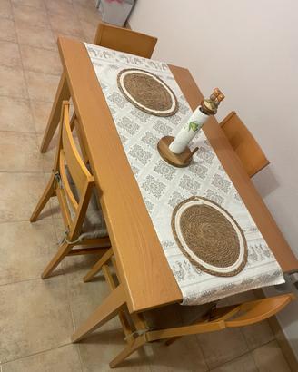 Tavolo legno faggio