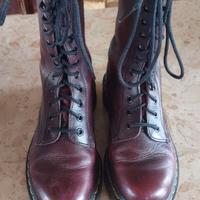 Dr Martens anfibi 14 occhielli n. 37 bordeaux spaz
