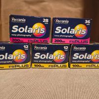5 rullini Ferrania Solaris fgPLUS scaduti ISO 100