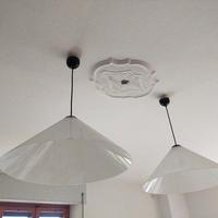 coppia lampade oluce snow vintage modernariato 