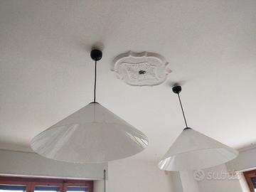 coppia lampade oluce snow vintage modernariato 