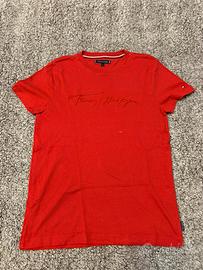 T-shirt rossa Tommy Hilfiger