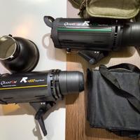 Set Flash Pro Quantum R+600 e R+300 e accessori