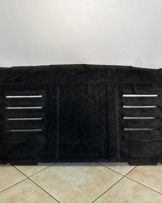Separatore sedili in moquette Aixam