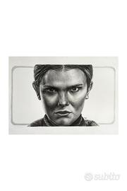 Disegno Stranger Things Undici Eleven 29.7x42 cm