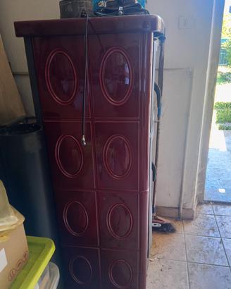 stufa legna termorossi 860 con forno maiolica