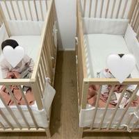 2 lettini Ikea completi di materasso