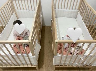 2 lettini Ikea completi di materasso