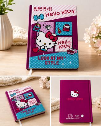 Diario Hello Kitty 2026/2027 Nuovo