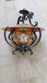 Lampadario Ferro Battuto