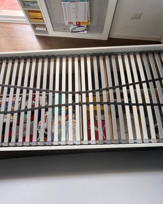 Letto singolo Ikea Brimnes con materasso